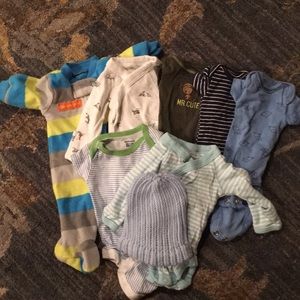 Sweet premie baby boy bundle